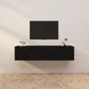 Muebles Para Tv De Pared 3 Unidades Negro 57x34,5x40 Cm