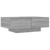 Mesa De Centro Madera Contrachapada Gris Sonoma 90x60x31 Cm