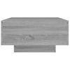 Mesa De Centro Madera Contrachapada Gris Sonoma 90x60x31 Cm