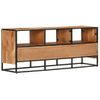 Mueble Para La Tv Madera Maciza De Acacia 110x30x45 Cm