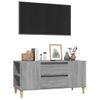 Mueble De Tv Madera Contrachapada Gris Sonoma 102x44,5x50 Cm