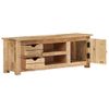 Mueble Para Tv De Madera Maciza De Mango Rugosa 110x30x40 Cm