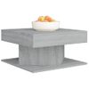 Mesa De Centro Madera Contrachapada Gris Sonoma 57x57x30 Cm