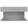 Mesa De Centro Madera Contrachapada Gris Sonoma 57x57x30 Cm