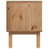 Mueble Tv Otta Madera Maciza Pino Marrón Y Gris 113,5x43x57 Cm