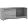 Mueble De Tv Madera De Ingeniería Gris Sonoma 90x35x40 Cm