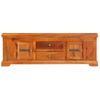 Mueble De Tv De Madera Maciza De Acacia 119x30x40 Cm