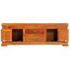 Mueble De Tv De Madera Maciza De Acacia 119x30x40 Cm