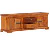 Mueble De Tv De Madera Maciza De Acacia 119x30x40 Cm