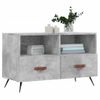 Mueble Para Tv Madera Contrachapada Gris Hormigón 80x36x50 Cm