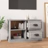 Mueble Para Tv Madera Contrachapada Gris Sonoma 73x35,5x47,5 Cm