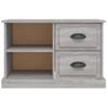 Mueble Para Tv Madera Contrachapada Gris Sonoma 73x35,5x47,5 Cm