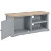 Mueble Para El Televisor De Madera Gris 90x30x40 Cm