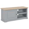 Mueble Para El Televisor De Madera Gris 90x30x40 Cm