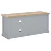 Mueble Para El Televisor De Madera Gris 90x30x40 Cm