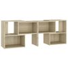 Mueble De Tv Madera Contrachapada Roble Sonoma 104x30x52 Cm