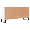 Mueble De Tv Madera De Ingeniería Blanco Brillo 103,5x30x50 Cm