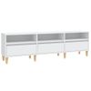 Mueble De Tv Madera Contrachapada Blanco 150x30x44,5 Cm