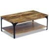 Mesa De Centro Madera De Mango 100x60x38 Cm