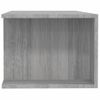 Mueble De Tv Con Luces Led Gris Sonoma 135x39x30 Cm