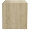 Muebles De Tv 2unidades Madera Contrachapada Roble Sonoma 37x35x37cm