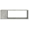 Mueble Para Tv Madera Contrachapada Gris Hormigón 100x24x32 Cm