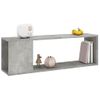 Mueble Para Tv Madera Contrachapada Gris Hormigón 100x24x32 Cm