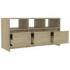 Mueble De Tv Madera Contrachapada Roble Sonoma 102x37,5x52,5 Cm