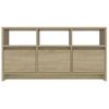 Mueble De Tv Madera Contrachapada Roble Sonoma 102x37,5x52,5 Cm