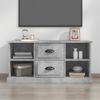 Mueble De Tv Madera Contrachapada Gris Hormigón 99,5x35,5x48 Cm