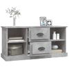 Mueble De Tv Madera Contrachapada Gris Hormigón 99,5x35,5x48 Cm