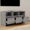 Mueble De Tv Madera De Ingeniería Gris Sonoma 102x37,5x52,5 Cm