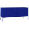 Mueble Para Tv De Acero Azul Marino 105x35x50 Cm