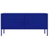 Mueble Para Tv De Acero Azul Marino 105x35x50 Cm