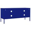 Mueble Para Tv De Acero Azul Marino 105x35x50 Cm