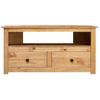 Mueble Esquinero De Tv Madera De Pino Estilo Panamá 93x49x49 Cm