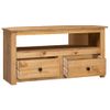 Mueble Esquinero De Tv Madera De Pino Estilo Panamá 93x49x49 Cm