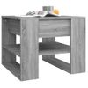 Mesa De Centro Madera Contrachapada Gris Sonoma 55,5x55x45 Cm