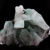 Barite Malachite - Piedra Natural De La República Democrática Del Congo, Shangulowé Mina - Piedra Preciosa Multicolor, Propiedades Curativas, Energía Positiva | 140.7 Ct - Certificado De Autenticidad Incluido | 37 X 37 X 30 Mm