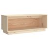 Mueble De Tv De Madera Maciza De Pino 90x35x35 Cm