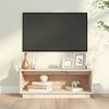 Mueble De Tv De Madera Maciza De Pino 90x35x35 Cm