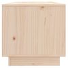 Mueble De Tv De Madera Maciza De Pino 90x35x35 Cm