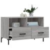 Mueble De Tv Madera De Ingeniería Gris Sonoma 80x36x50 Cm