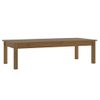 Mesa De Centro Madera Maciza De Pino Marrón Miel 110x50x30 Cm