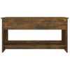 Mesa De Centro Madera Contrachapada Roble Ahumado 102x50x52,5cm