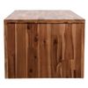 Mesa De Centro De Madera Maciza De Acacia 90x50x37,5 Cm