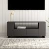 Mueble Para Tv Madera Contrachapada Gris 120x35x48 Cm