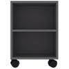 Mueble Para Tv Madera Contrachapada Gris 120x35x48 Cm