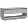 Mueble Para Tv Madera Contrachapada Gris Hormigón 102x41x44 Cm