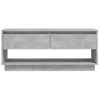 Mueble Para Tv Madera Contrachapada Gris Hormigón 102x41x44 Cm